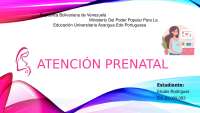 atención prenatal y embarazo normal