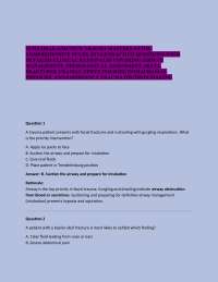TCRN HEAD AND NECK TRAUMA MASTERY GUIDE: COMPREHENSIVE NCLEX-STYLE PRACTICE QUESTIONS WITH