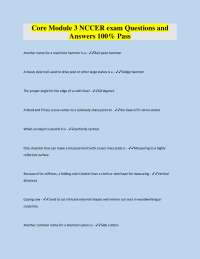 Core Module 3 NCCER (Hand Tools) exam Questions and Answers 100% Pass 2026