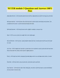 NCCER module 3 Questions and Answers 100% Pass 2026