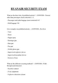 RYANAIR SECURITY EXAM,RYANAIR SECURITY EXAM,RYANAIR SECURITY EXAM