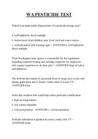 WA PESTICIDE TEST,WA PESTICIDE TEST,WA PESTICIDE TEST