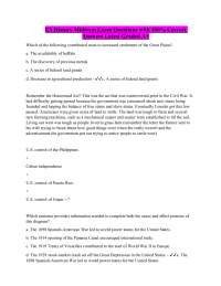 US History Midterm Exam Questions with 100% Correct Answers Latest Graded A+