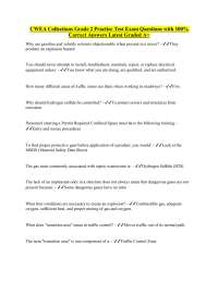 CWEA Collections Grade 2 Practice Test Exam Questions with 100% Correct Answers Latest Gra