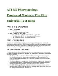 2026/2027 Elite ATI RN Pharmacology Test Bank | 88 Q&A + Rationales