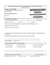 modelo de cedula de notificacion