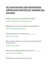 AIC EXAM PACKAGE 2026 PROFESSIONAL CERTIFICATION PRACTICE SET ANSWERS FULL SOLUTION