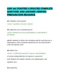 AINS 103 CHAPTER 3 UPDATED COMPLETE QUESTIONS AND ANSWERS VERIFIED PREPARATION RESOURCE