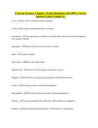 Civics in Practice, Chapter 1 Exam Questions with 100% Correct Answers Latest Graded A+