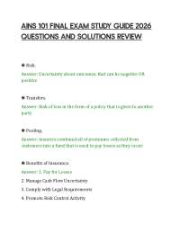 AINS 101 EXAMINATION SCRIPT 2026 FULL QUESTION SET WITH VERIFIED ANSWERS