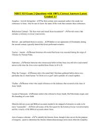 NBST 515 Exam 2 Questions with 100% Correct Answers Latest Graded A+