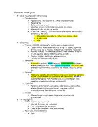Neurologic syndromes