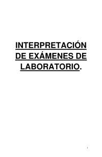 análisis de laboratorio