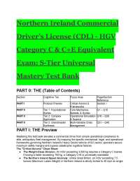 2026/2027 Northern Ireland HGV Theory Mastery: 20+ S-Tier Questions & Explanations