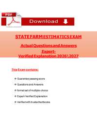 State Farm Estimatics Exam 2026: Q&As with Explanations
