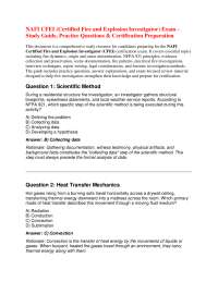 NAFI CFEI Certified Fire Explosion Investigator Exam Study Guide 2026-2027