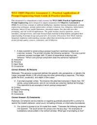 WGU D658 Objective Assessment Strategies Principles of Differentiation Exam Guide