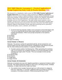 WGU D658 Objective Assessment Strategies Principles of Differentiation Exam Guide