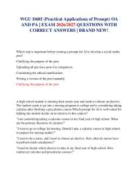 WSET Level 1 Exam 2026/2027 Questions And Correct Answers Graded A+