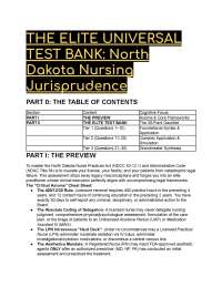 2026/2027 Elite North Dakota Nursing Law Test Bank (20+ Questions & Rationales)