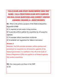 FAC-C EXAM STUDY GUIDE 2025-2026 | COMPLETE PRACTICE TEST & VERIFIED ANSWERS