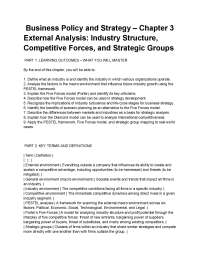 _Business Policy and Strategy – Chapter 3 External Analysis_ Industry Structure, Competiti