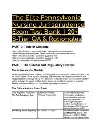 2026/2027 Pennsylvania Nursing Jurisprudence Exam Test Bank | 20+ S-Tier Q&A