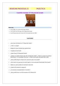 Derecho procesal ;Tribunal del jurado