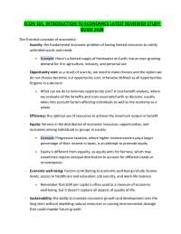 San Diego State Uni: ECON 101– Introduction to Economics Latest Reviewed Study Guide 2026