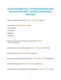 Ace the IBEC State Test 2026–2027 | Complete Electrolysis & Laser Certification Study Guid