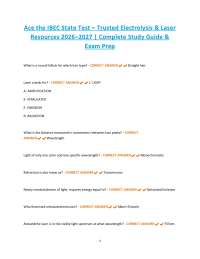 Ace the IBEC State Test 2026–2027 | Complete Study Guide, Trusted Electrolysis & Laser Exa