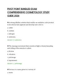 PIVOT POINT BUNDLED EXAM COMPREHENSIVE COSMETOLOGY STUDY GUIDE 2026