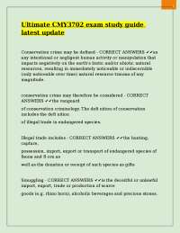 Ultimate CMY3702 exam study guide latest update,