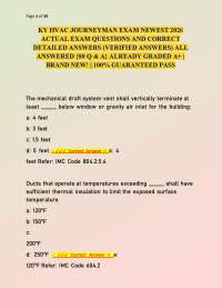 Kentucky HVAC Journeyman Exam Study Guide 2026 | 80 Practice Questions & Verified Answers