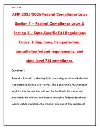 AFIP Exam 2025/2026: Test Bank & Study Guide
