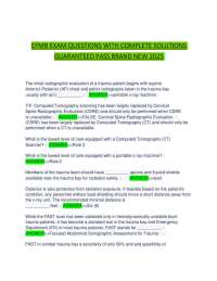 EFMB EXAM QUESTIONS WITH COMPLETE SOLUTIONS GUARANTEED PASS BRAND NEW 2025