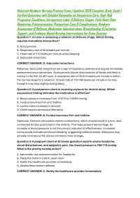 Maternal Newborn Nursing Practice Exam 2026 with Rationales