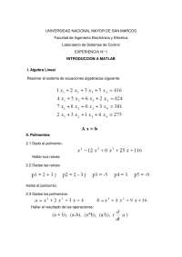 Introducción a Matlab