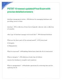PSTAT 10 newest updated Final Exam with precise detailed answers