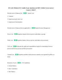 BUL 4421 Midterm FAU Gendler Exam Questions and 100% Verified Correct answers Grade A+ 202