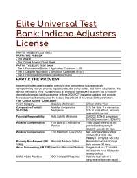 2026/2027 Indiana Adjuster License Test Bank | 40+ S-Tier QA