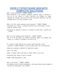 CDCR LT Study Guide 2026 with Complete Solutions (PDF) | Lieutenant Promotional Exam Prep