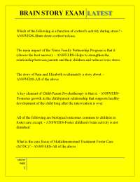 BRAIN STORY EXAM LATEST ,BRAIN STORY EXAM LATEST