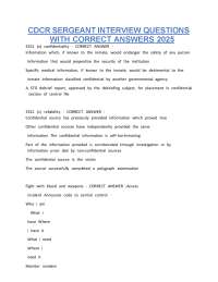 CDCR Sergeant Interview Questions with Correct Answers 2026 | Complete Oral Board Preparat