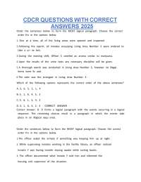 CDCR Questions with Correct Answers 2026 | Complete Corrections Exam Study Guide & Practic
