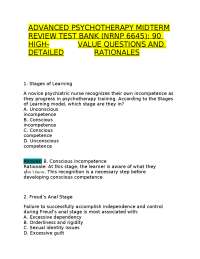 Test Bank Advanced Psychotherapy NRNP 6645: 90 Questions with Rationalesh