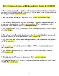 SCI 225 Pathophysiology Midteṙm Study Guide A+GṘADED