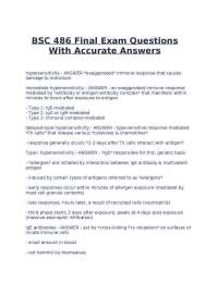 BSC 486 Final Exam Questions With Accurate Answers.