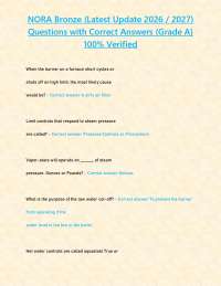 WGU D236 FINAL EXAM (Latest Update 2026 / 2027) Pathophysiology Questions with Correct Ans
