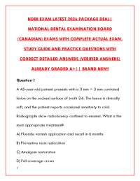 NDEB EXAM – LATEST 2026 COMPLETE PACKAGE DEAL | 200 REAL EXAM QUESTIONS + CORRECT DETAILED